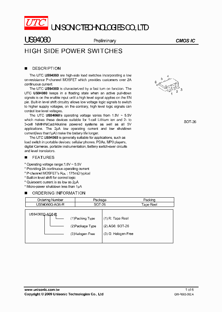 US94060G-AG6-R_2164095.PDF Datasheet