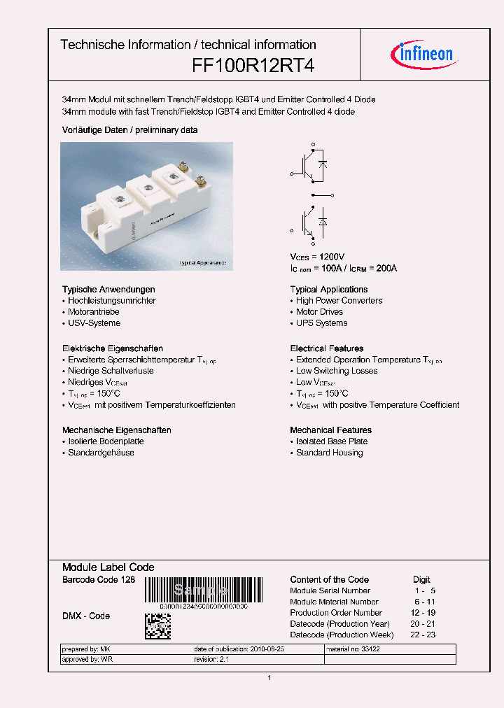 FF100R12RT4_2179976.PDF Datasheet