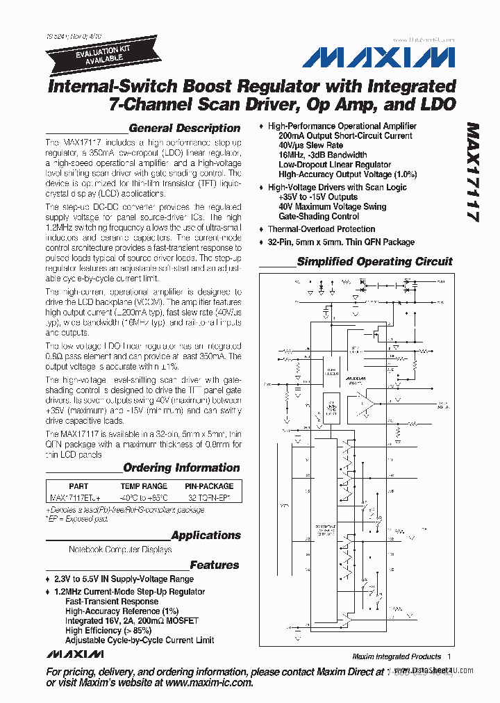 MAX17117_2208692.PDF Datasheet