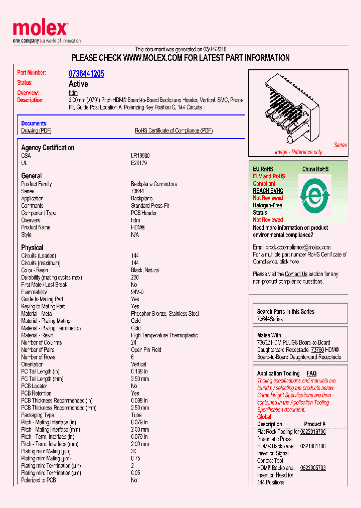 73644-1205_2211660.PDF Datasheet