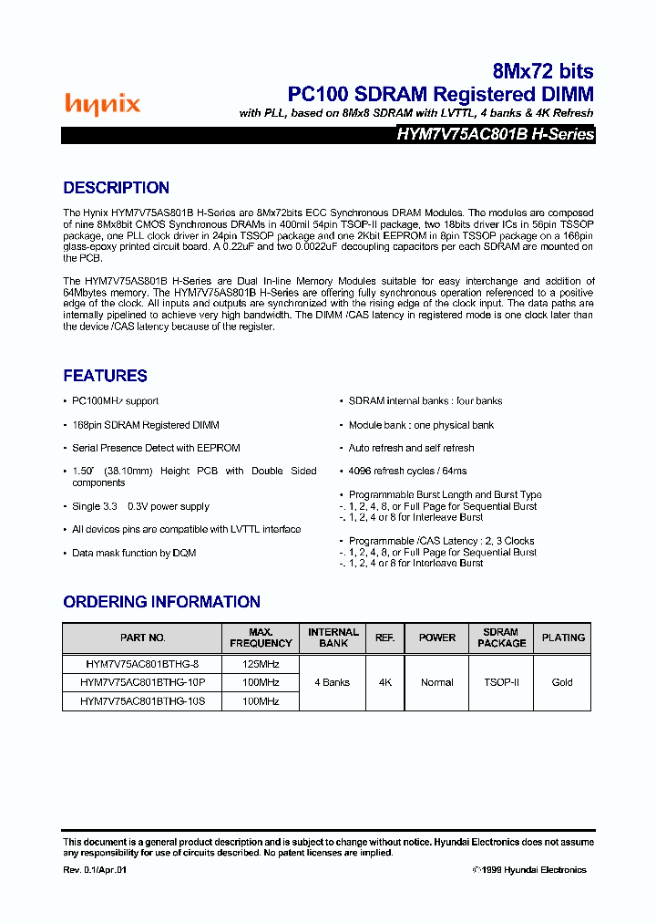 HYM7V75AC801BTHG-10S_2221192.PDF Datasheet