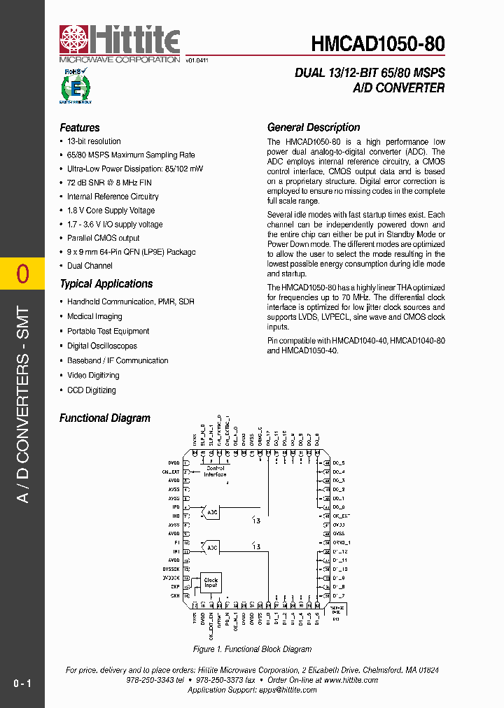 HMCAD1050-80_2218594.PDF Datasheet