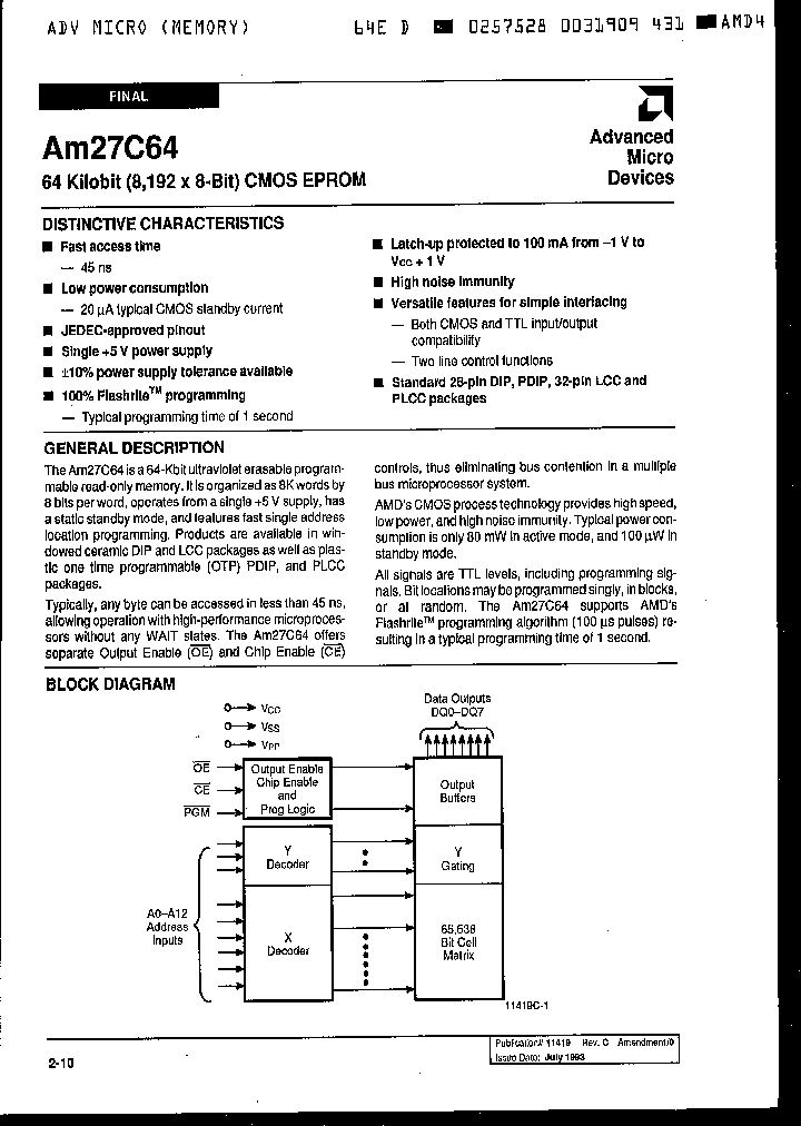 AM27C64-70LEB_2233043.PDF Datasheet