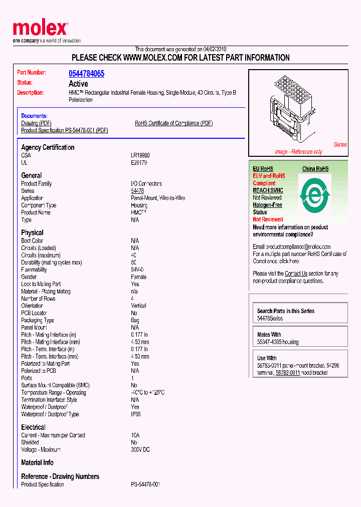 54478-4065_2236715.PDF Datasheet