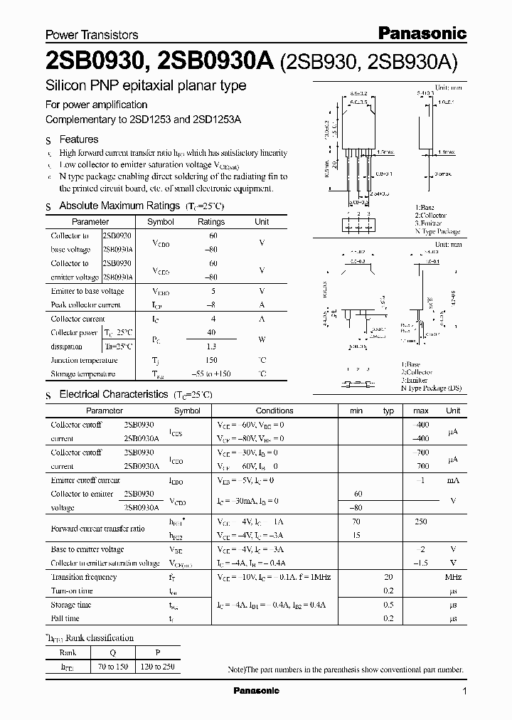 2SB09302SB0930A2SB9302SB930A_2239086.PDF Datasheet