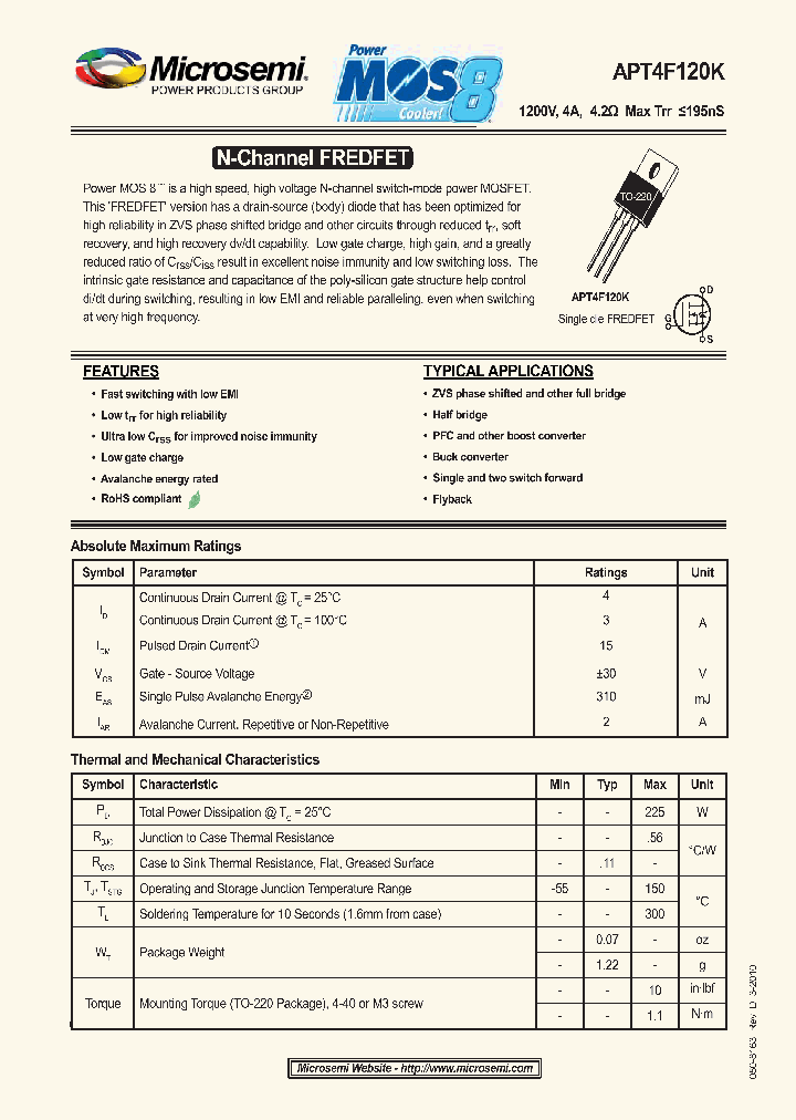 APT4F120K_2246676.PDF Datasheet