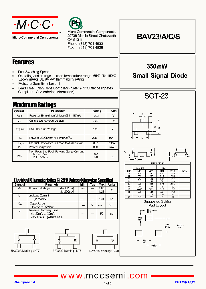 BAV23S_2257609.PDF Datasheet