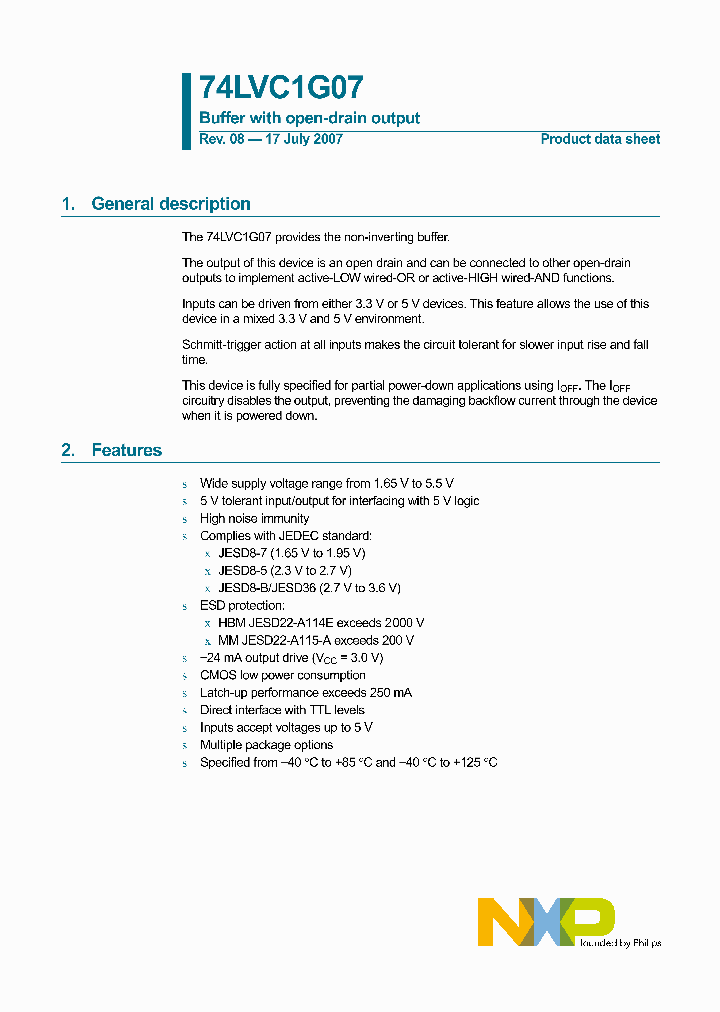 74LVC1G07GF_2271911.PDF Datasheet