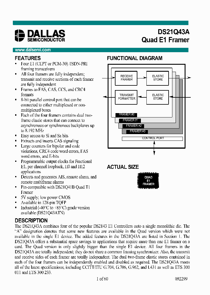 DS21Q43ATN_2274422.PDF Datasheet