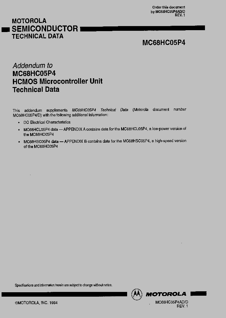 MC68HC05P4AD_2286454.PDF Datasheet