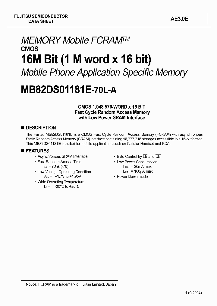 MB82DS01181E-70L_2296059.PDF Datasheet
