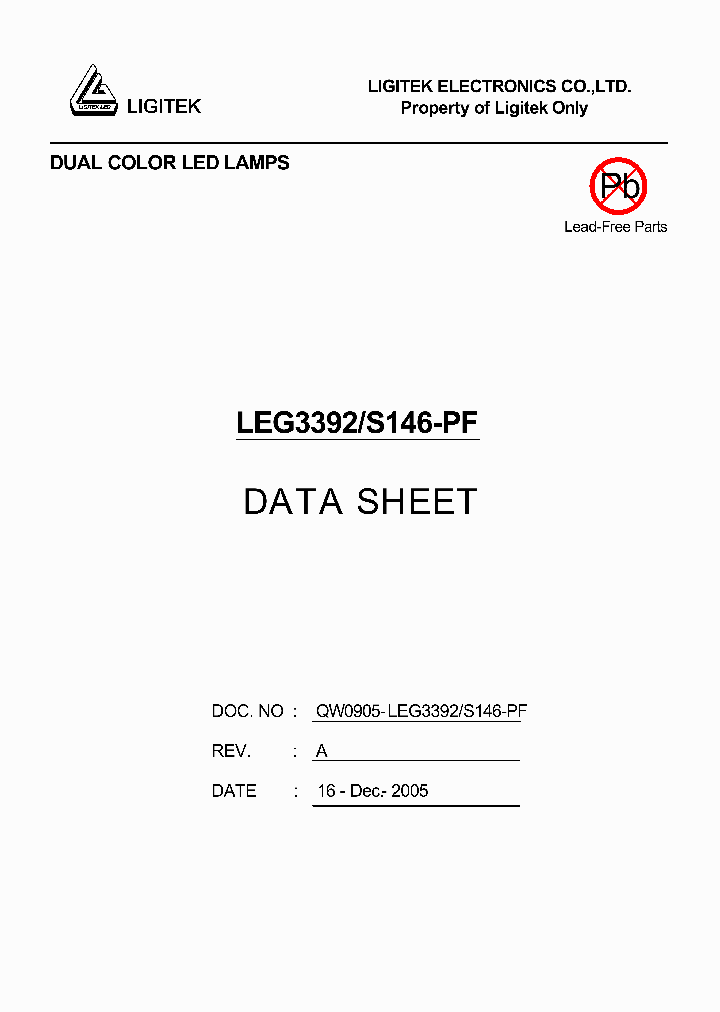 LEG3392-S146-PF_2340648.PDF Datasheet
