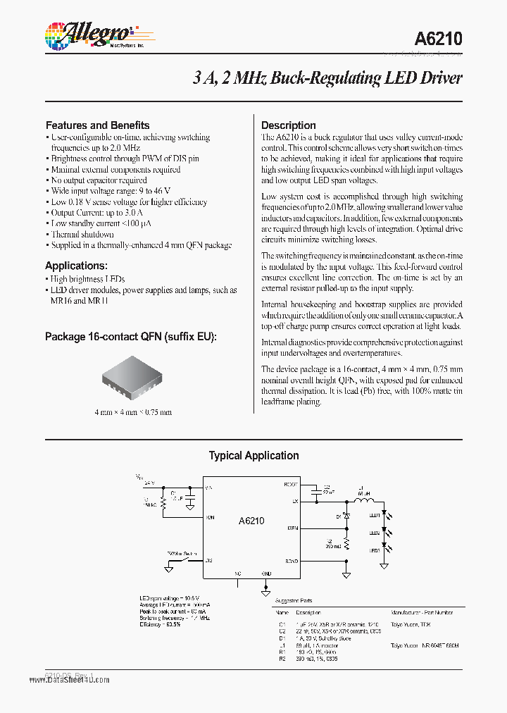 A6210_2350603.PDF Datasheet