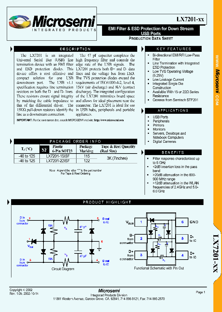 LX7201-15ISF_2360865.PDF Datasheet