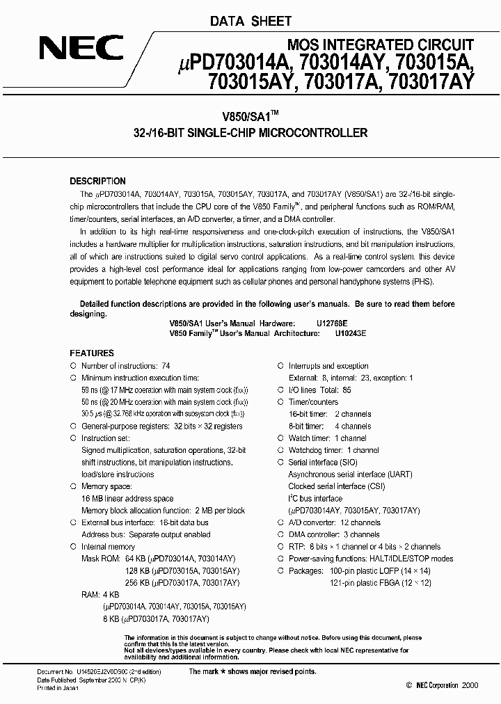 UPD703015AYF1_2375691.PDF Datasheet