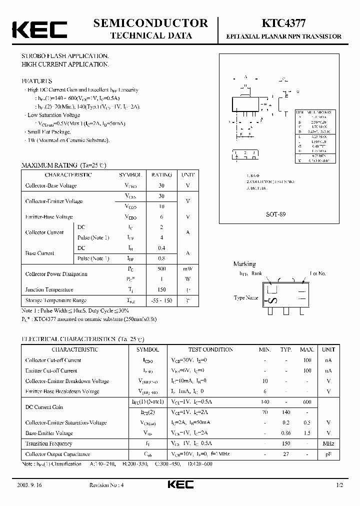 KTC4377_2379634.PDF Datasheet