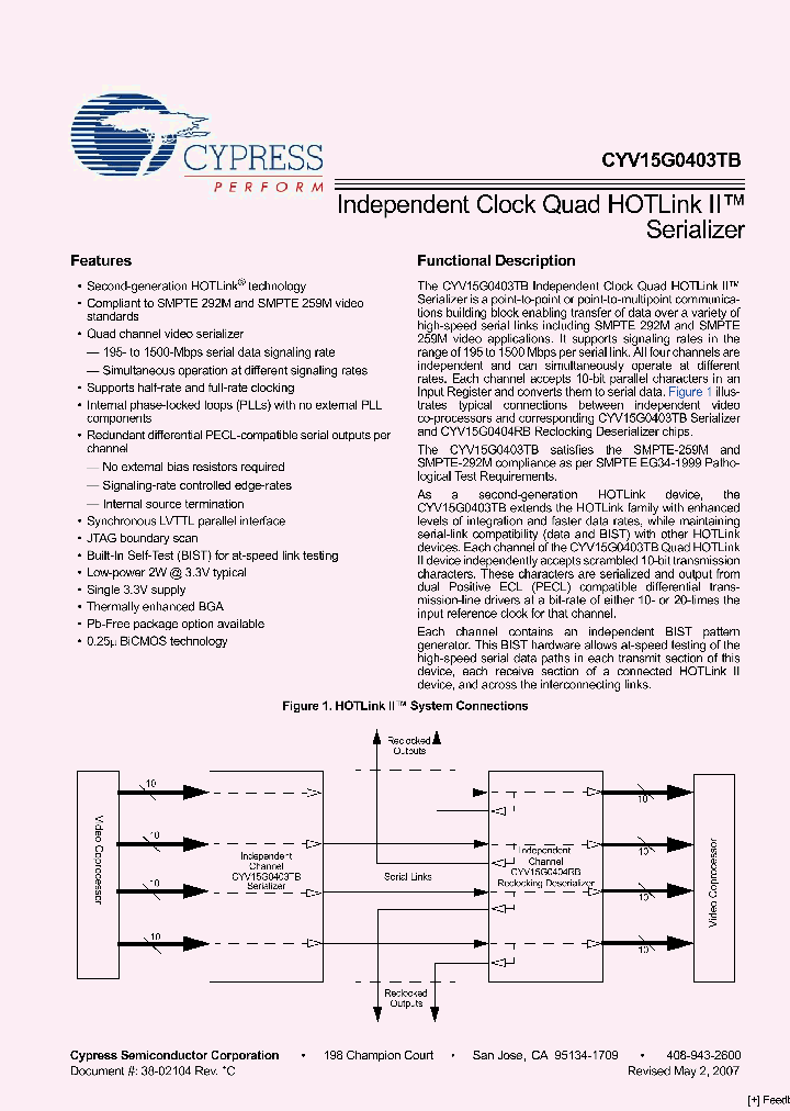 CYV15G0403TB-BGXC_2386767.PDF Datasheet