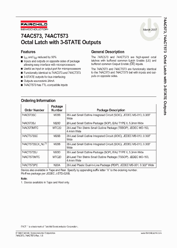 74ACT573SCXNL_2416769.PDF Datasheet