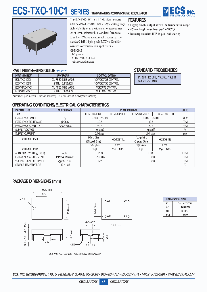 ECS-VTXO-10C1-1536_2431960.PDF Datasheet