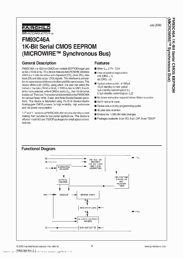 FM93C46ALEM8_2435847.PDF Datasheet