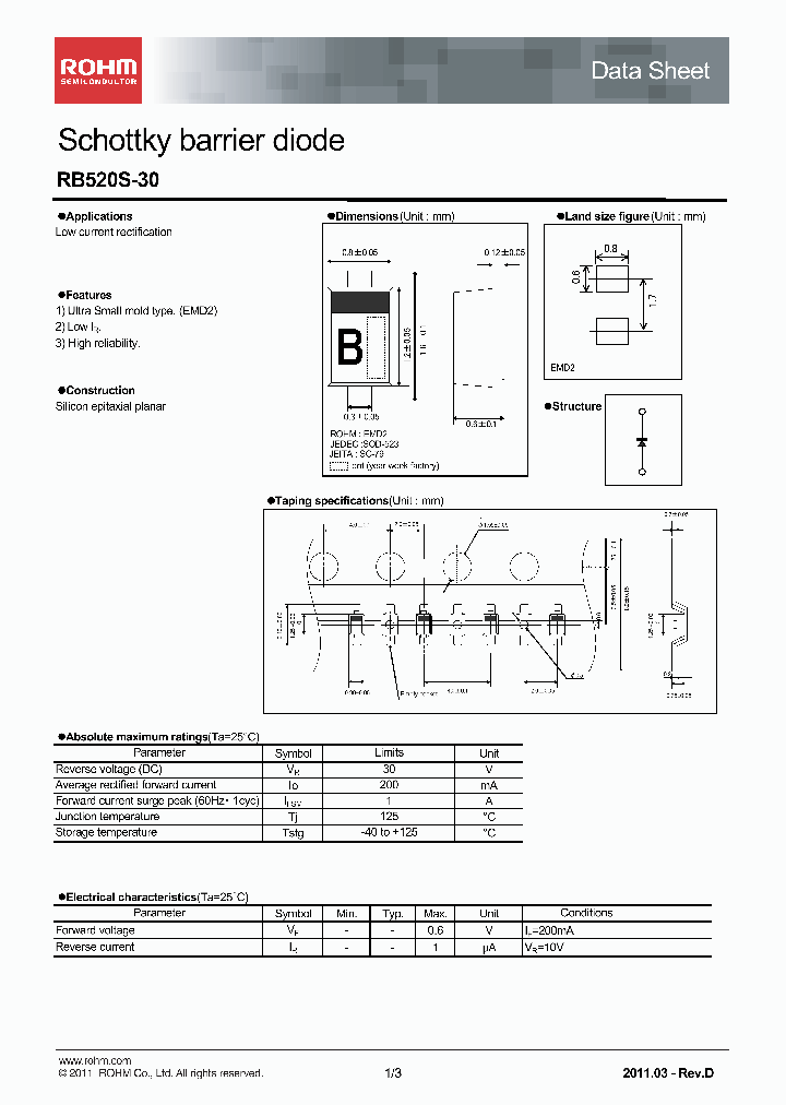 RB520S-3011_2444507.PDF Datasheet