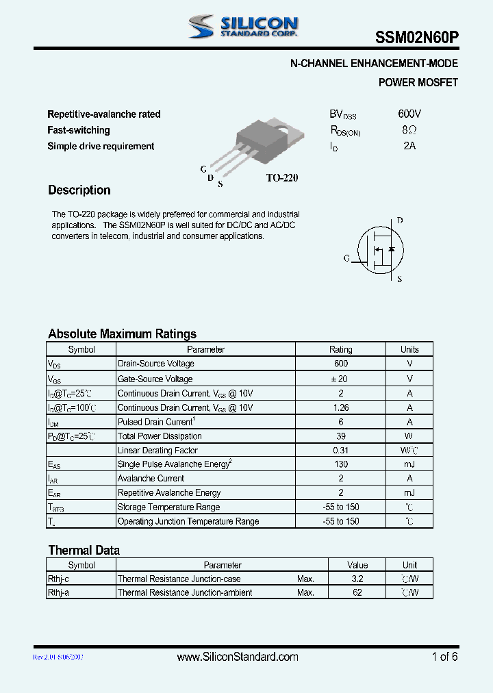 SSM02N60P_2443375.PDF Datasheet