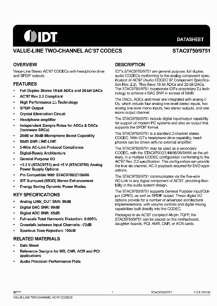 STAC9750XXTAEYYX_2449343.PDF Datasheet