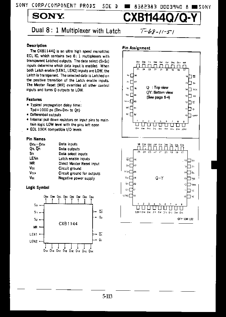 CXB1144QQ-Y_2521681.PDF Datasheet