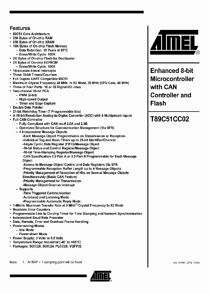 T89C51CC02_2533903.PDF Datasheet