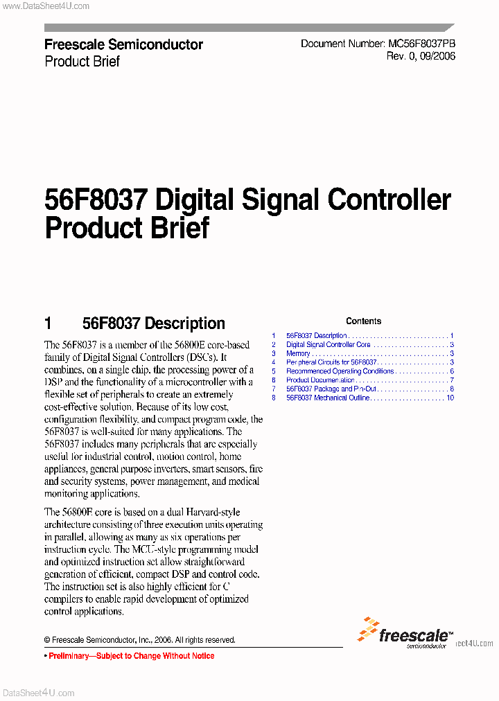 MC56F8037_2542605.PDF Datasheet