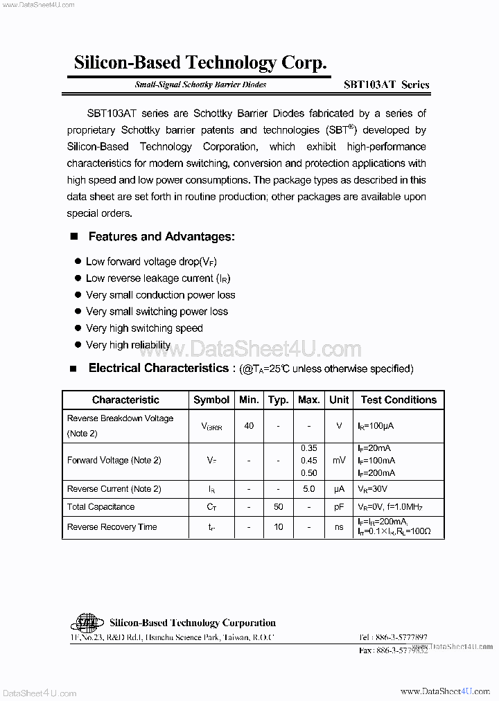 SBT103AT_2565145.PDF Datasheet