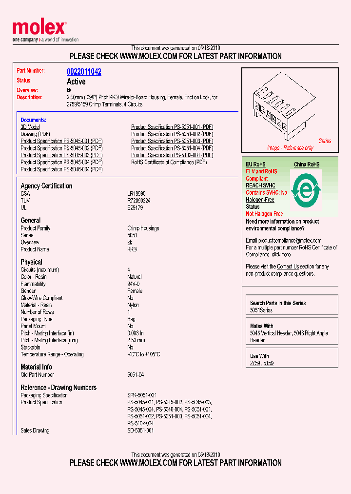 22-01-1042_2568224.PDF Datasheet