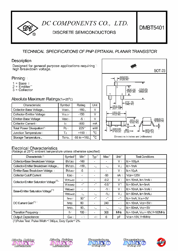 DMBT5401_2593538.PDF Datasheet