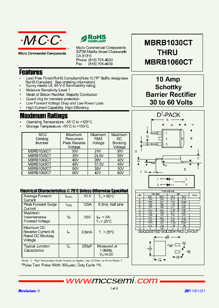 MBRB1035CT_2594380.PDF Datasheet