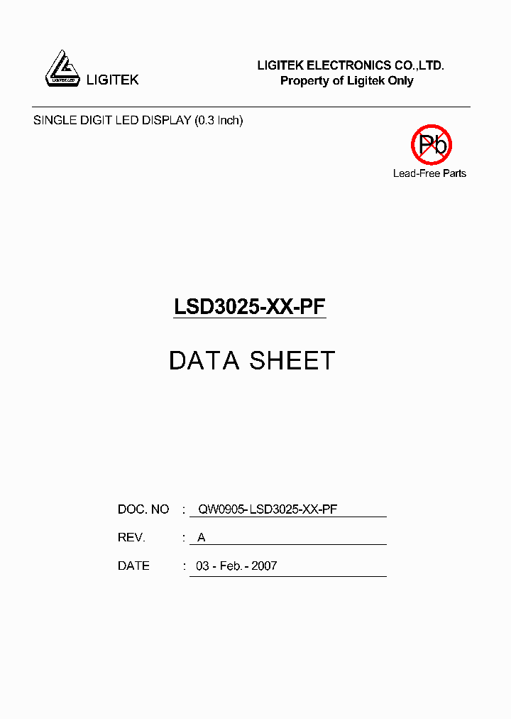 LSD3025-XX-PF_2606694.PDF Datasheet
