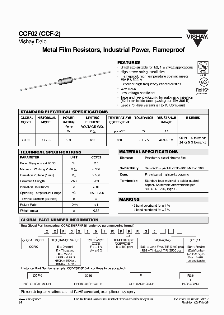 CCF02MFKR3611_2636853.PDF Datasheet