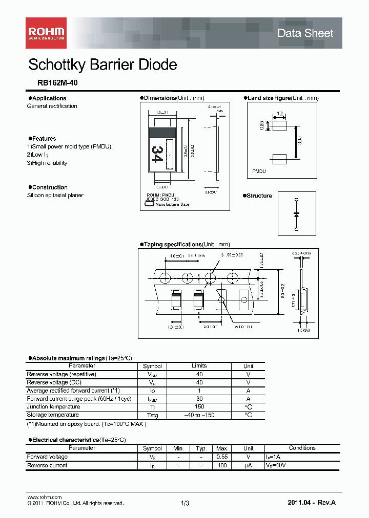 RB162M-4011_2637157.PDF Datasheet