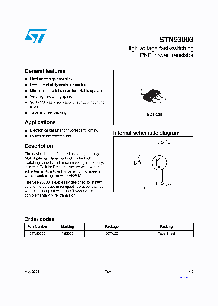 STN93003_2648163.PDF Datasheet