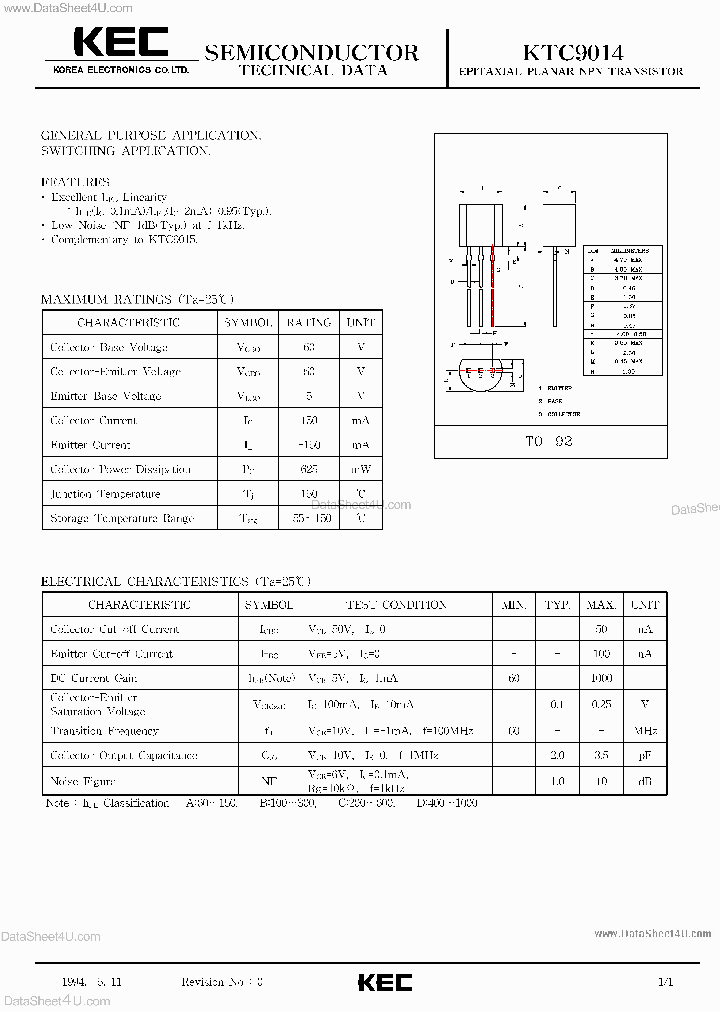 KTC9014_2648450.PDF Datasheet