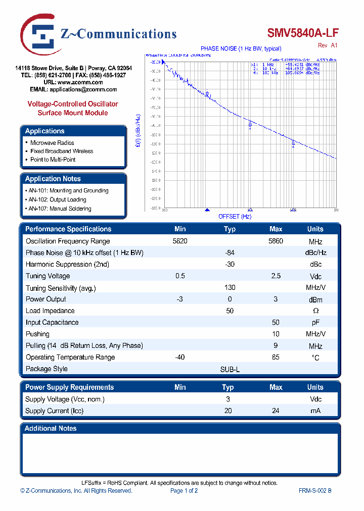 SMV5840A-LF10_2664683.PDF Datasheet