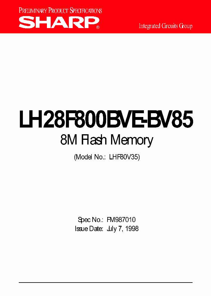 LH28F800BVE-BV85_2681328.PDF Datasheet