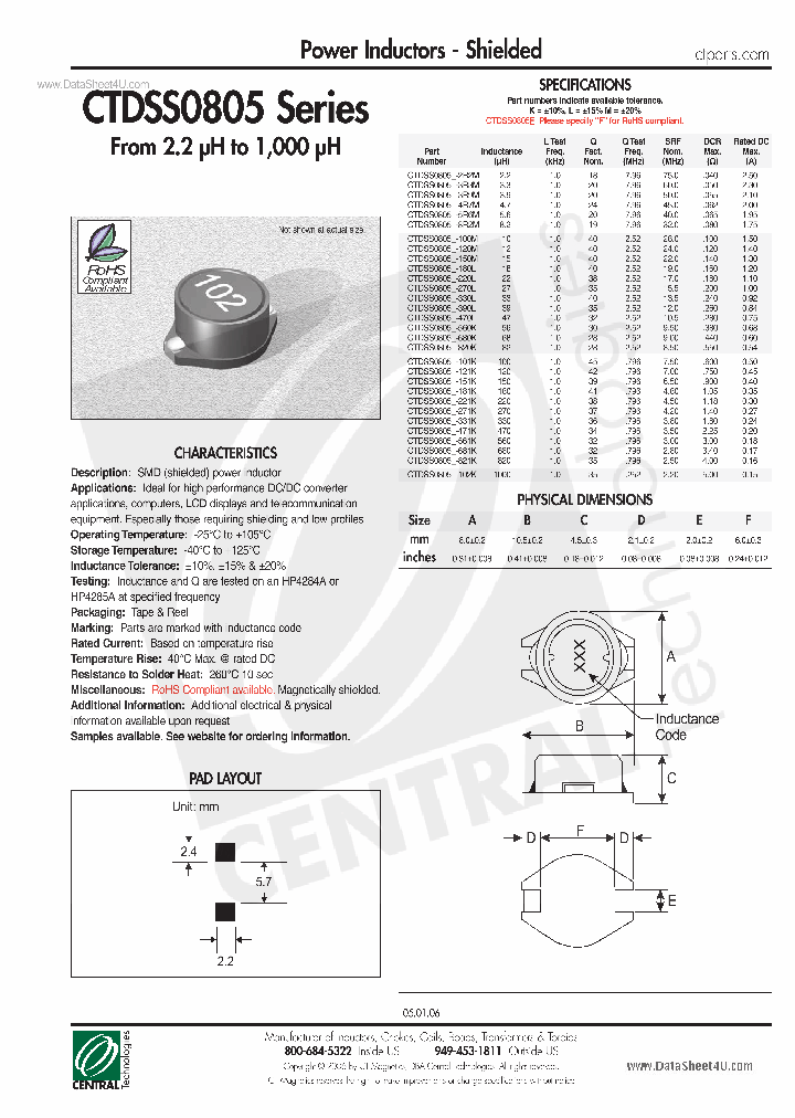CTDSS0805_2684592.PDF Datasheet