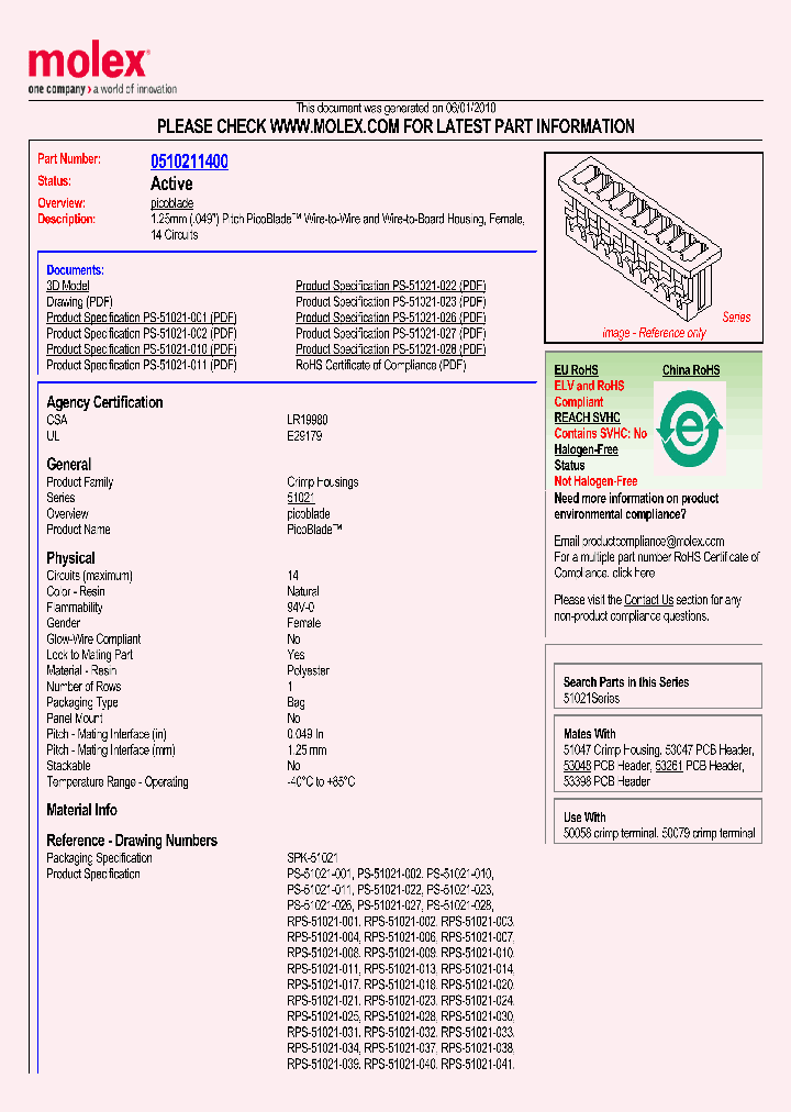 51021-1400_2685527.PDF Datasheet