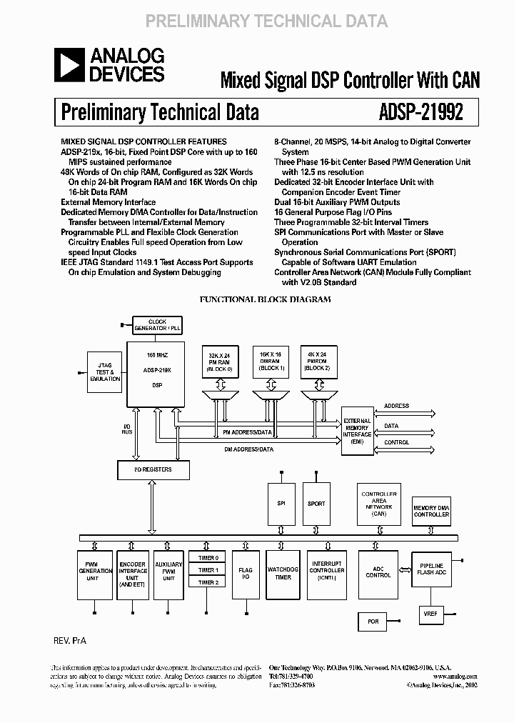 ADSP-21992YST_2688383.PDF Datasheet