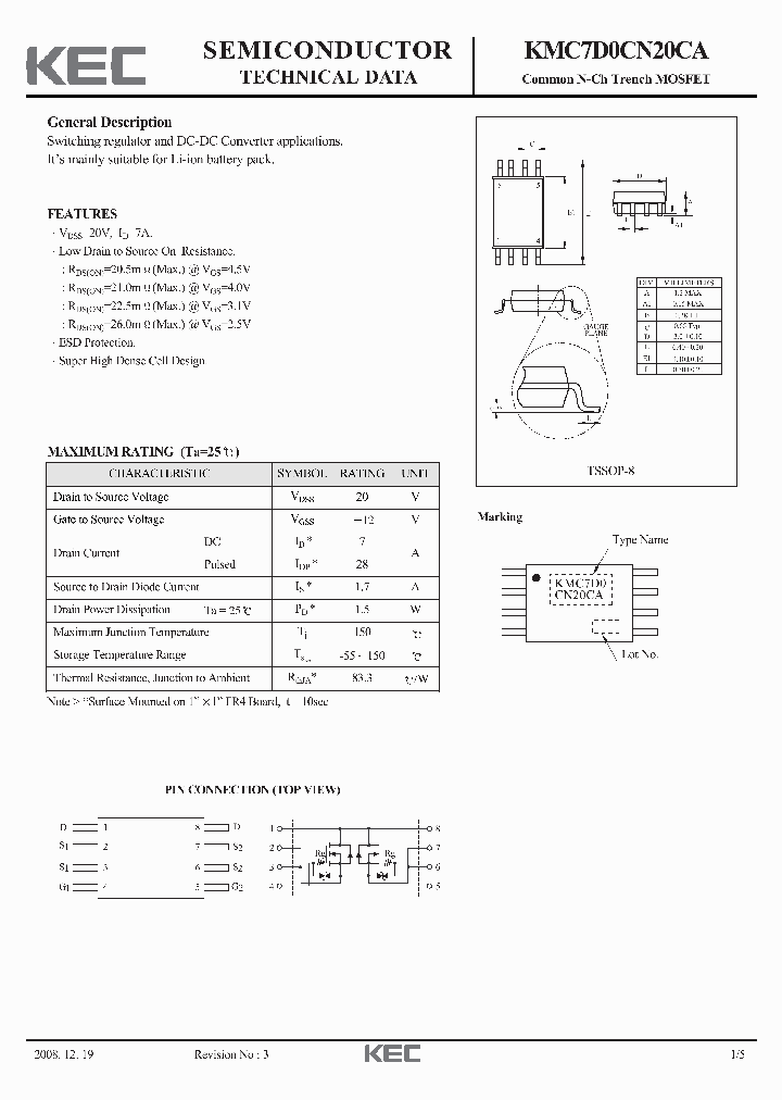 KMC7D0CN20CA0812_2689530.PDF Datasheet