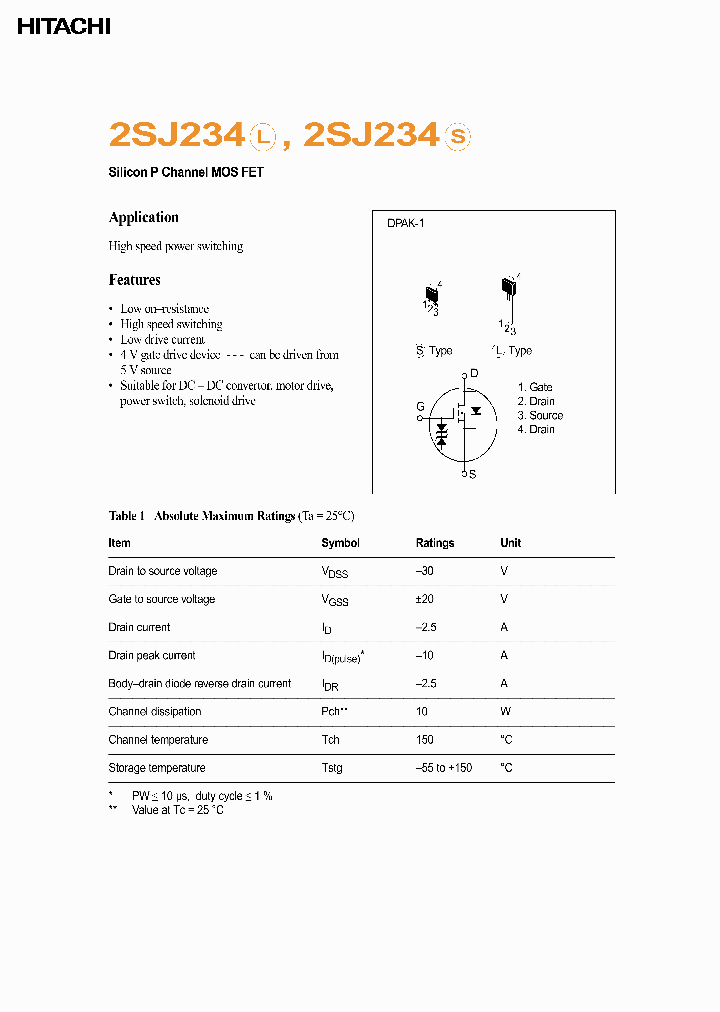 2SJ234L_2718024.PDF Datasheet