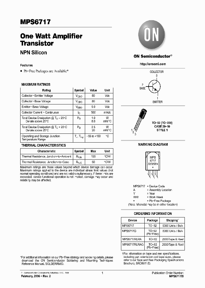 MPS6717_2719734.PDF Datasheet