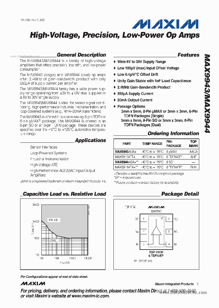 MAX9943_2720851.PDF Datasheet