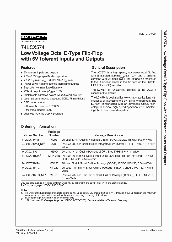 74LCX574MTC-NL_2720818.PDF Datasheet