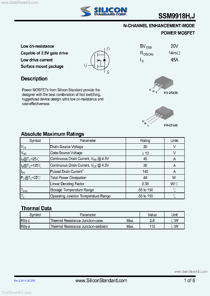 SSM9918H_2724791.PDF Datasheet